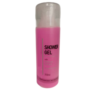 Shower gel in a pink package of 250 ml  1