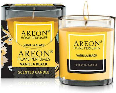 scented candle "vanilla black" 1