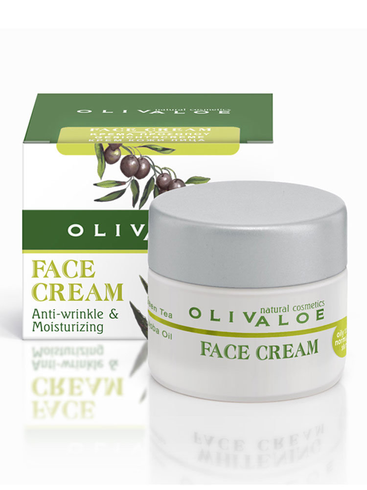 Olivaloe moisturizing face cream for oily to normal skin 1