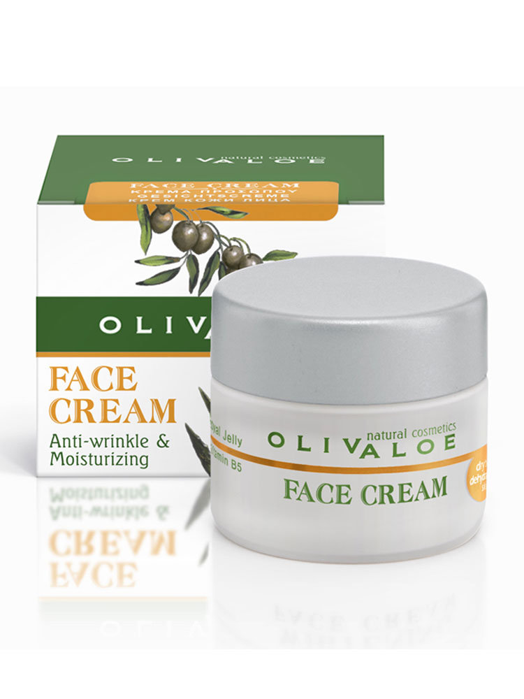 Olivaloe moisturizing face cream for dry and dehydrated skin 1