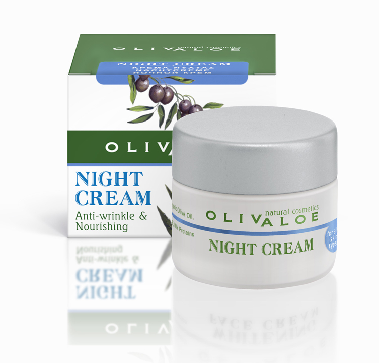 Olivaloe anti-wrinkle and nourishing night cream 1